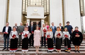 Maia Sandu: „Republica Moldova are artiști talentați și prolifici, adevărați ambasadori ai valorilor și tradițiilor noastre”
